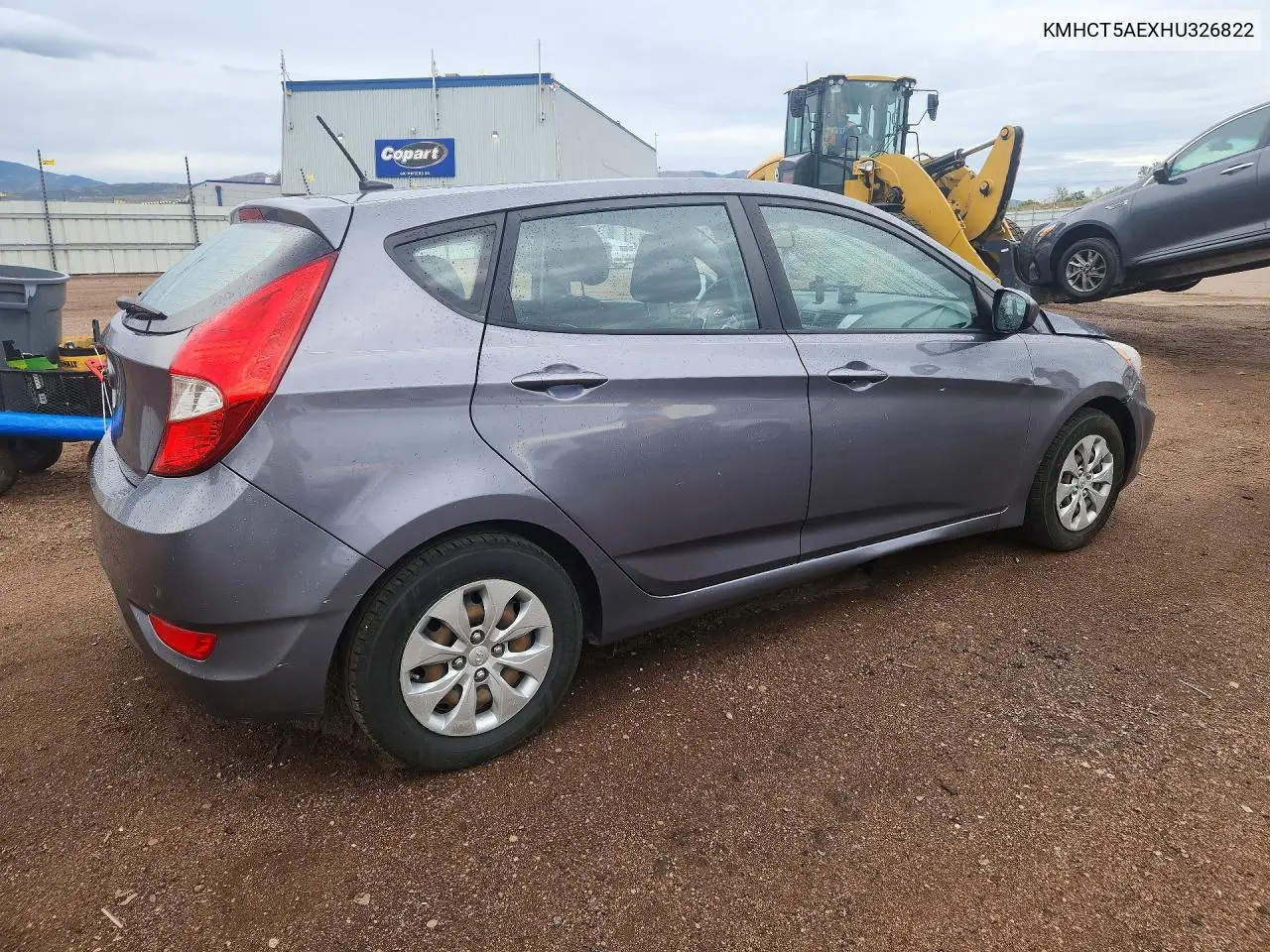 2017 HYUNDAI ACCENT VIN KMHCT5AEXHU326822 — фото 3