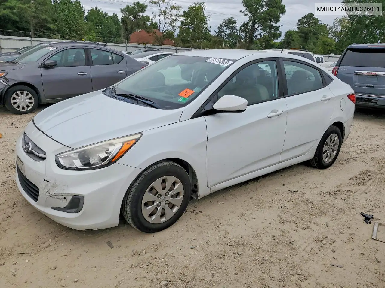 HYUNDAI ACCENT 2017, VIN KMHCT4AE0HU376011