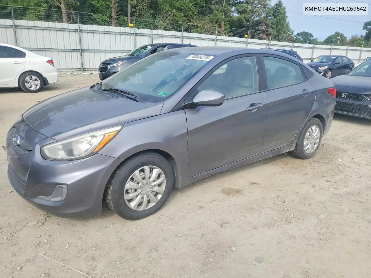 HYUNDAI ACCENT 2017, VIN KMHCT4AE0HU269542