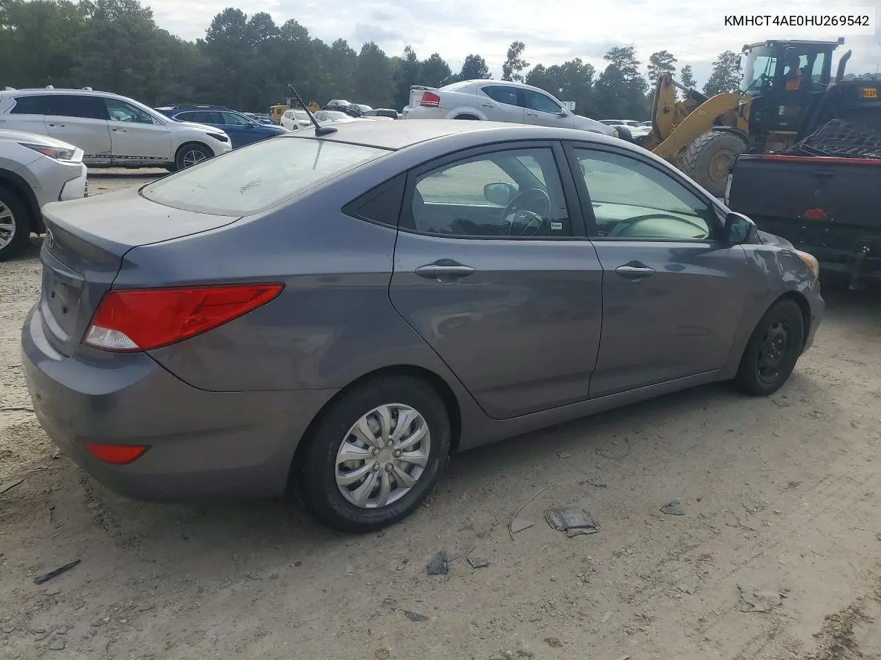 2017 HYUNDAI ACCENT VIN KMHCT4AE0HU269542 — фото 3