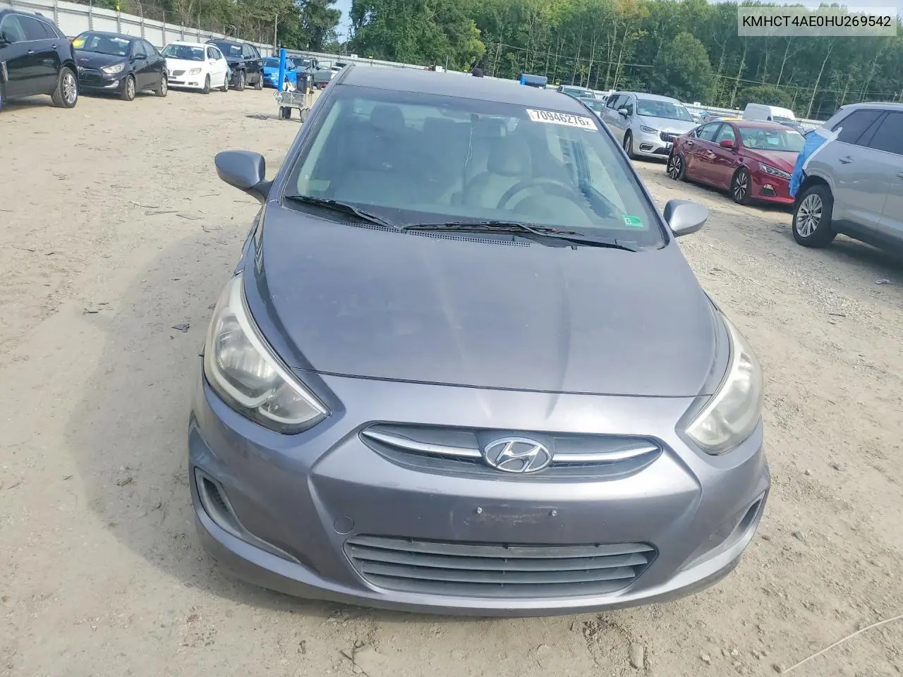 2017 HYUNDAI ACCENT VIN KMHCT4AE0HU269542 — фото 5