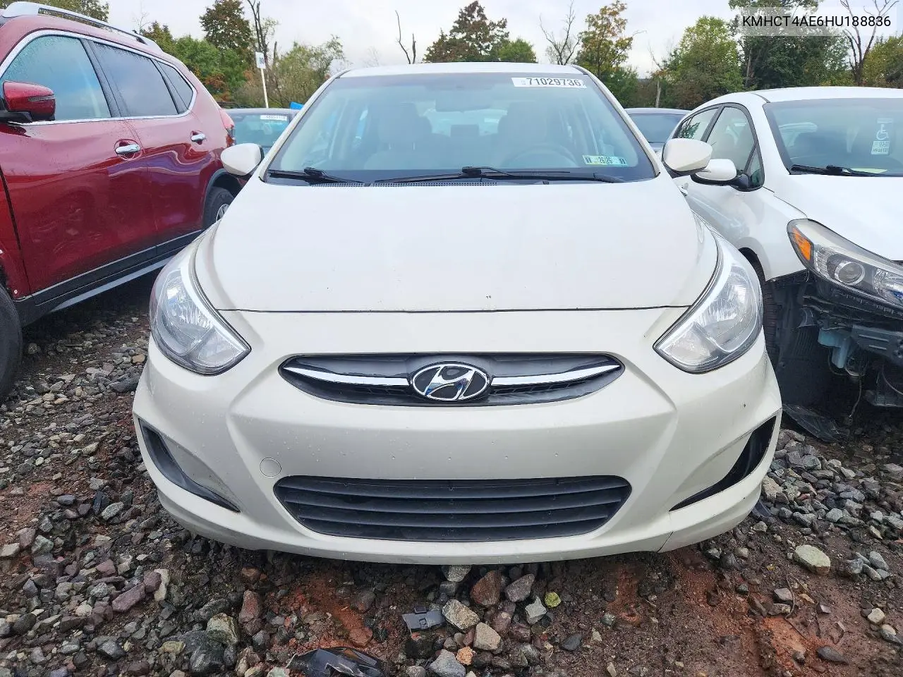 2017 HYUNDAI ACCENT VIN KMHCT4AE6HU188836 — фото 5