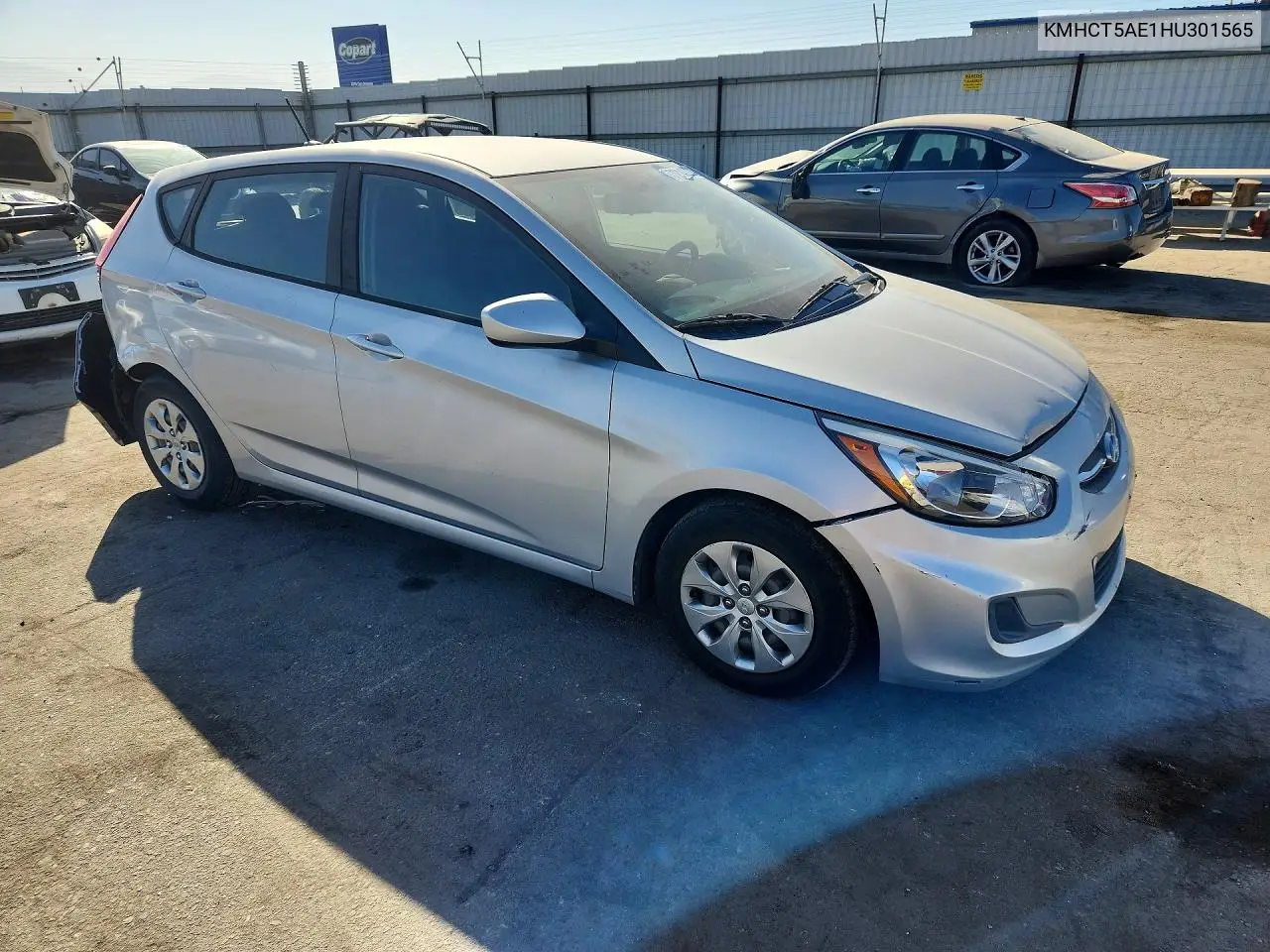 2017 HYUNDAI ACCENT VIN KMHCT5AE1HU301565 — фото 4
