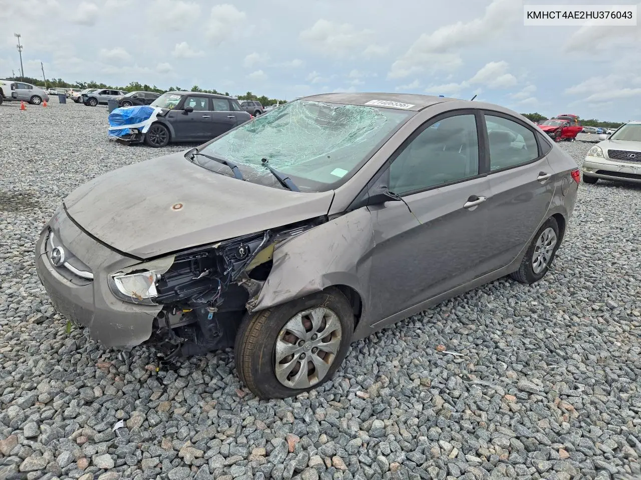 HYUNDAI ACCENT 2017, VIN KMHCT4AE2HU376043
