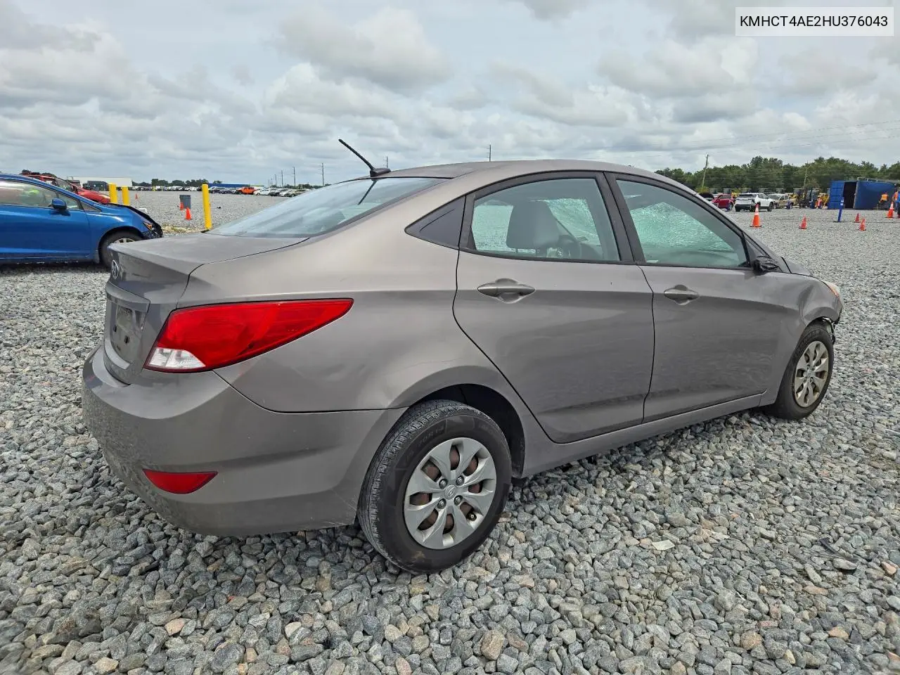 2017 HYUNDAI ACCENT VIN KMHCT4AE2HU376043 — фото 3