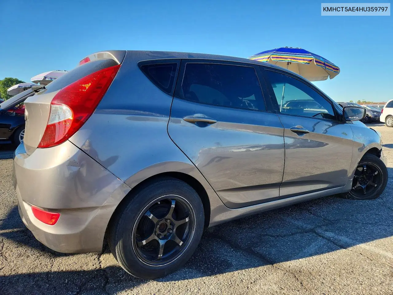 2017 HYUNDAI ACCENT VIN KMHCT5AE4HU359797 — фото 3