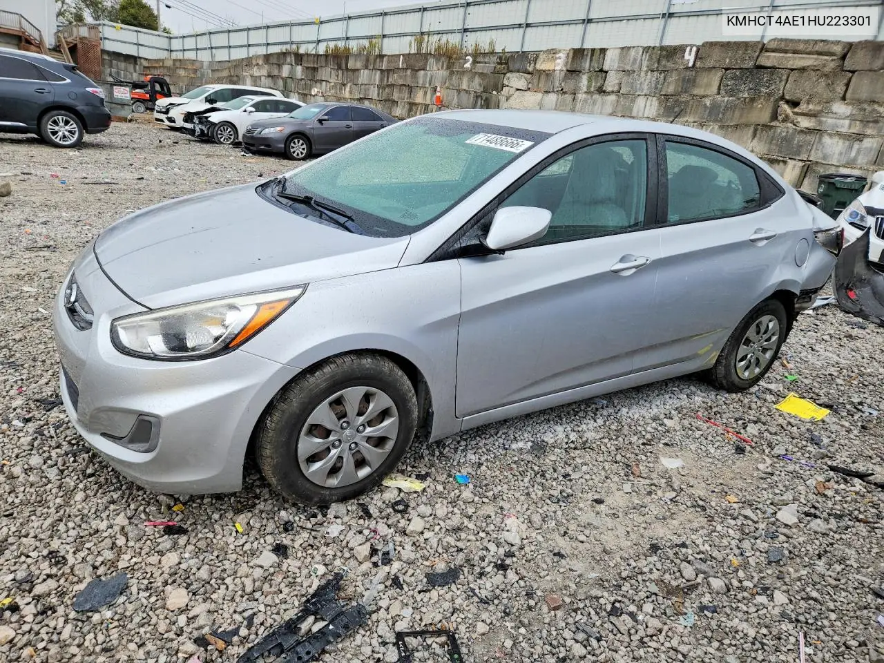 HYUNDAI ACCENT 2017, VIN KMHCT4AE1HU223301