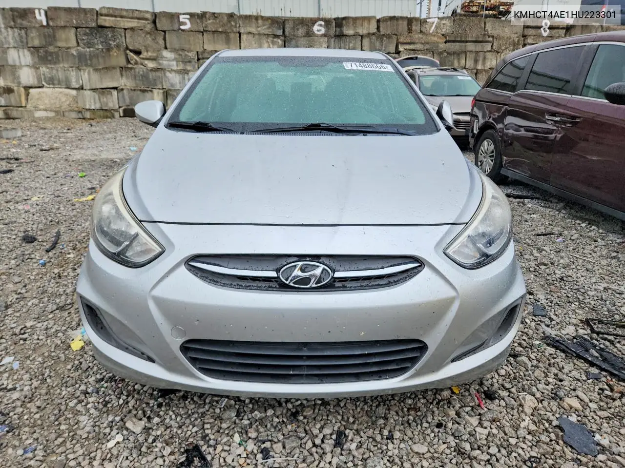 2017 HYUNDAI ACCENT VIN KMHCT4AE1HU223301 — фото 5