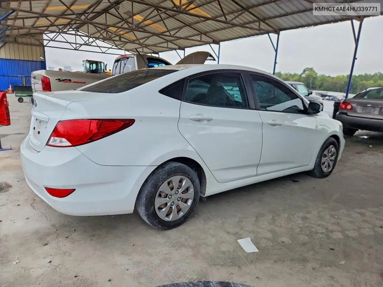 2017 HYUNDAI ACCENT VIN KMHCT4AE4HU339771 — фото 3