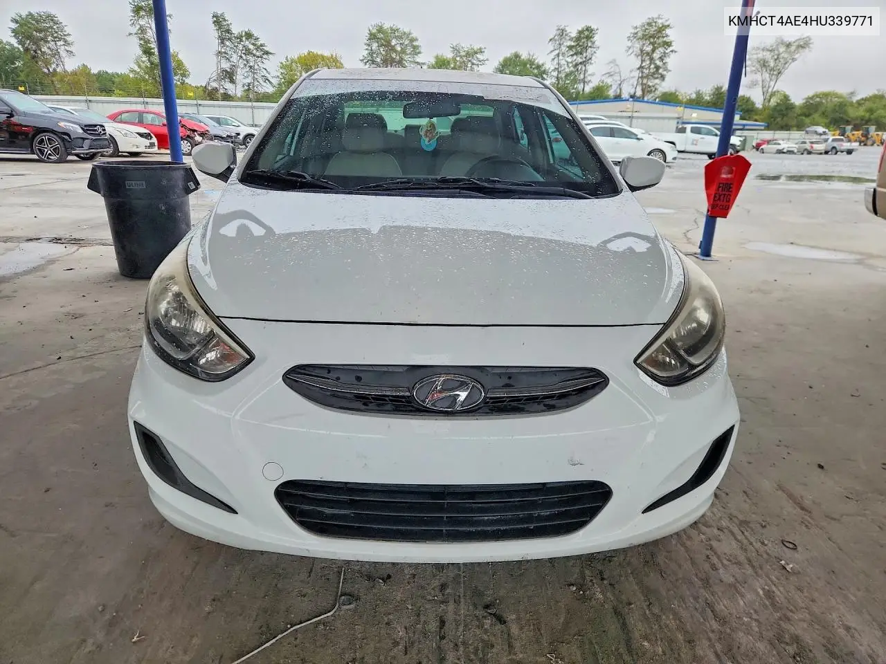 2017 HYUNDAI ACCENT VIN KMHCT4AE4HU339771 — фото 5