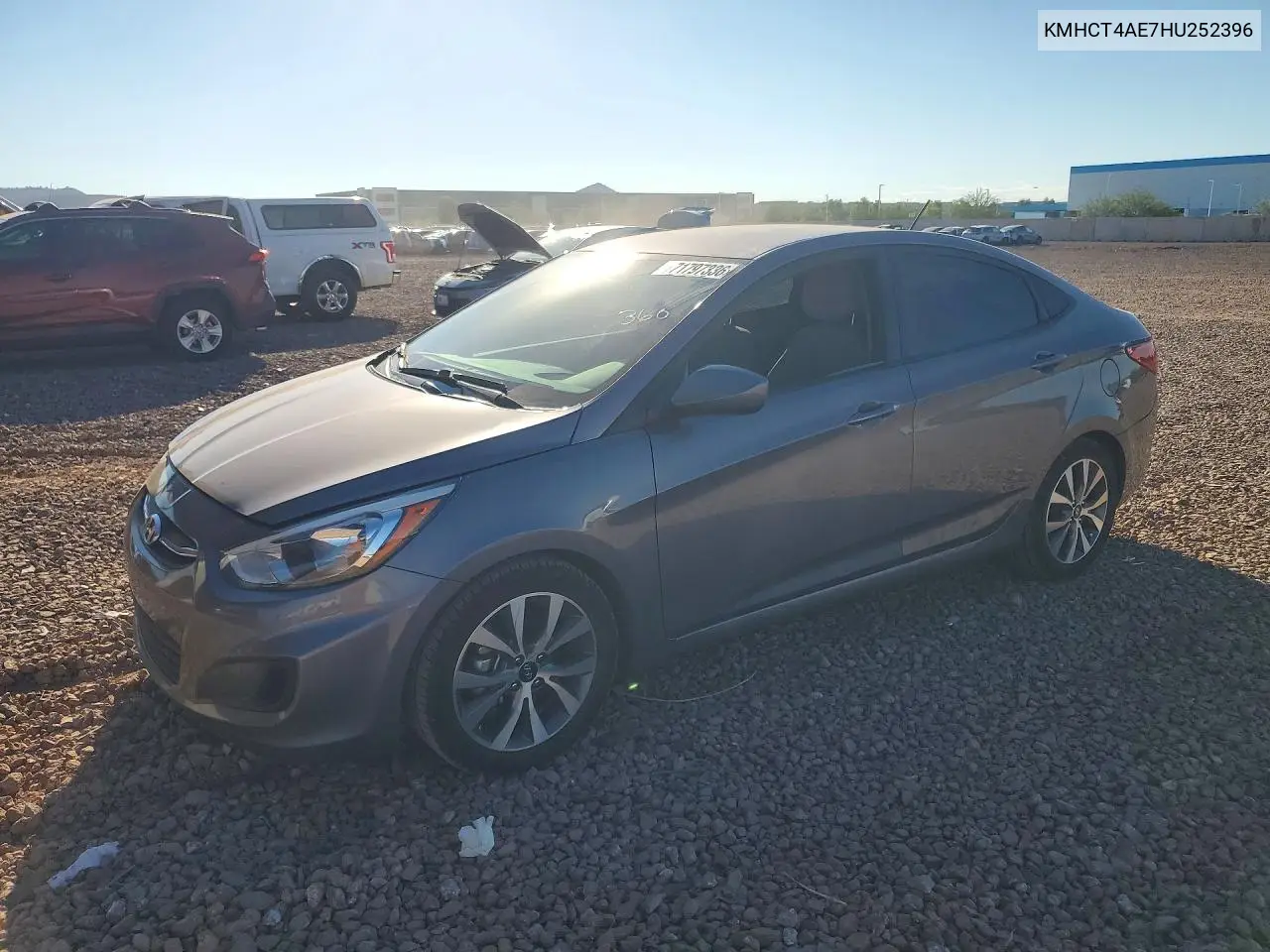 HYUNDAI ACCENT 2017, VIN KMHCT4AE7HU252396