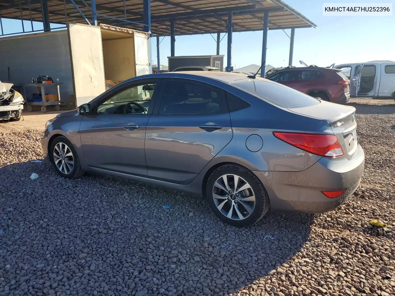 2017 HYUNDAI ACCENT VIN KMHCT4AE7HU252396 — фото 2