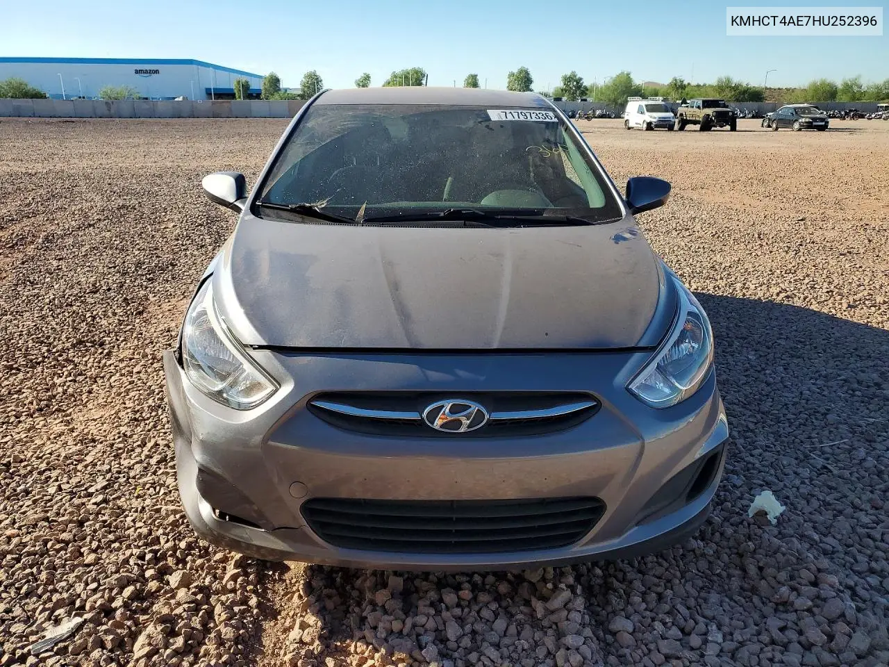 2017 HYUNDAI ACCENT VIN KMHCT4AE7HU252396 — фото 5
