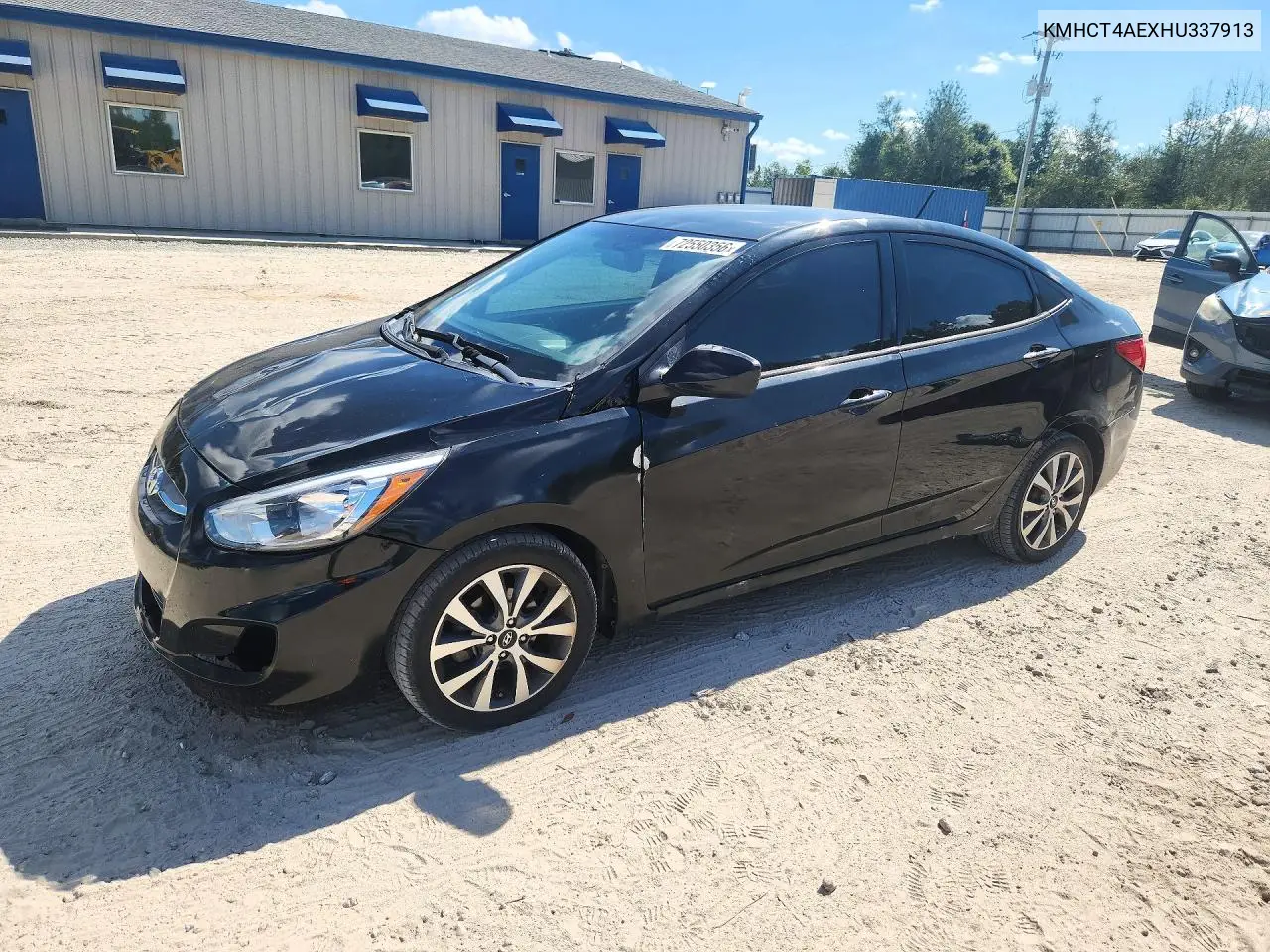 HYUNDAI ACCENT 2017, VIN KMHCT4AEXHU337913
