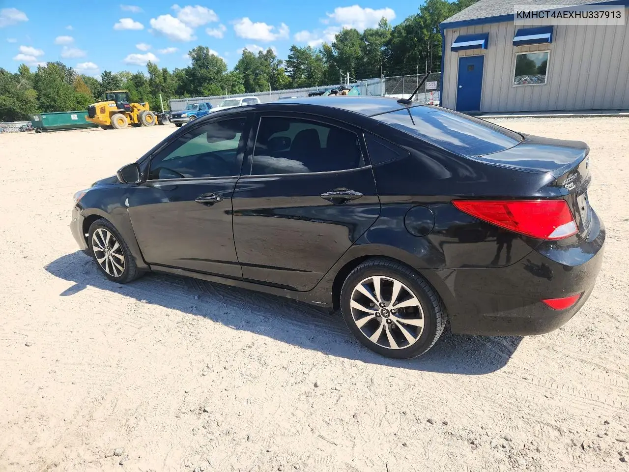 2017 HYUNDAI ACCENT VIN KMHCT4AEXHU337913 — фото 2
