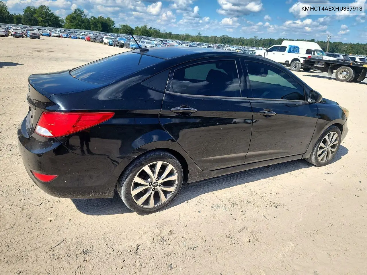 2017 HYUNDAI ACCENT VIN KMHCT4AEXHU337913 — фото 3