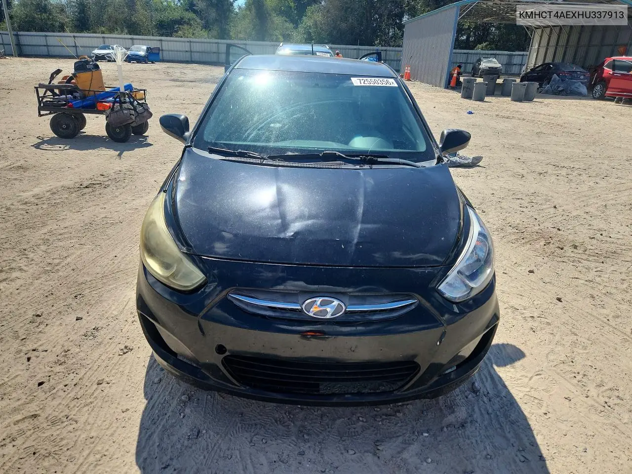 2017 HYUNDAI ACCENT VIN KMHCT4AEXHU337913 — фото 5