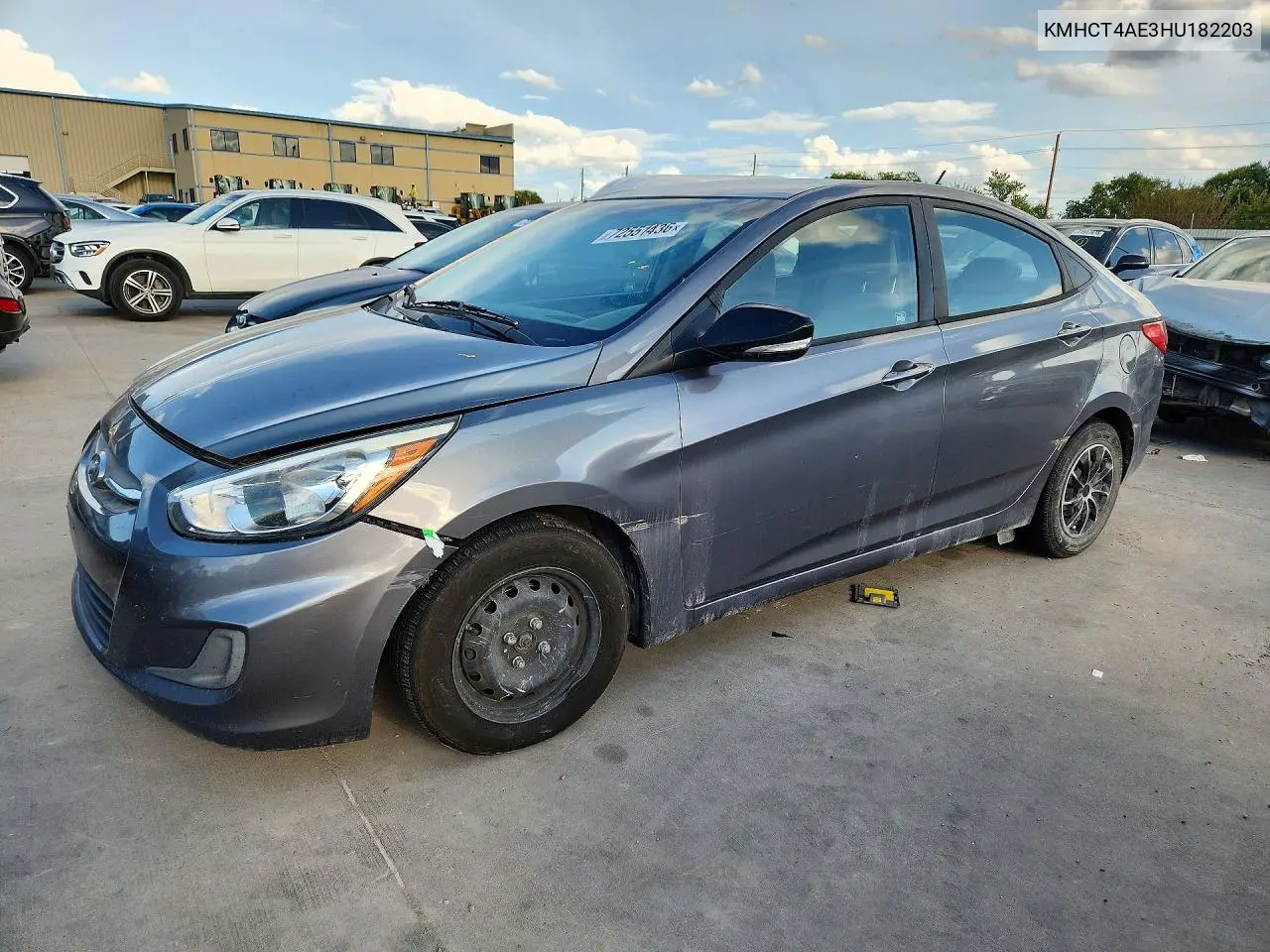 HYUNDAI ACCENT 2017, VIN KMHCT4AE3HU182203
