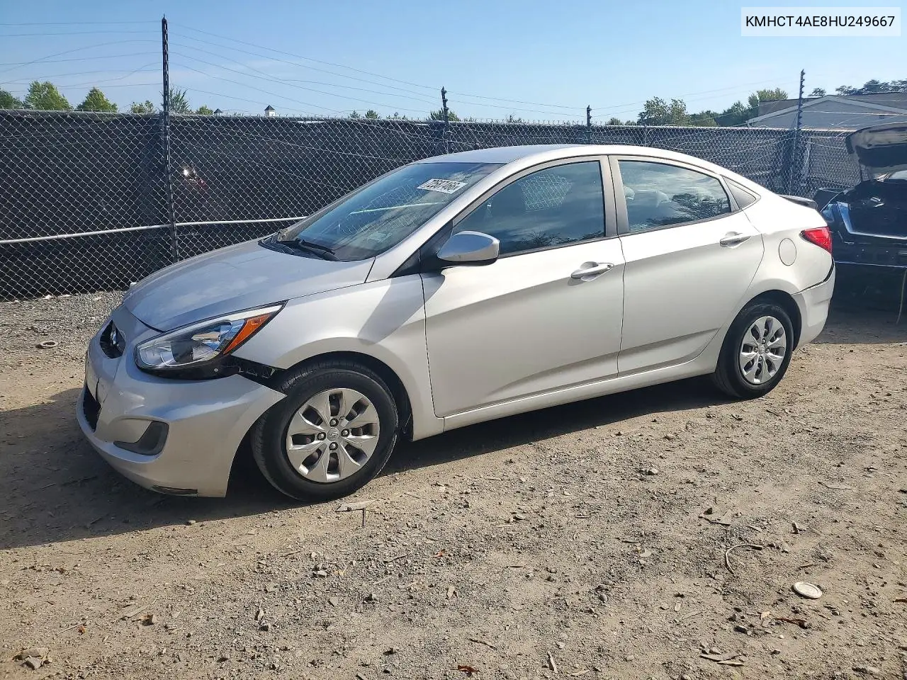HYUNDAI ACCENT 2017, VIN KMHCT4AE8HU249667