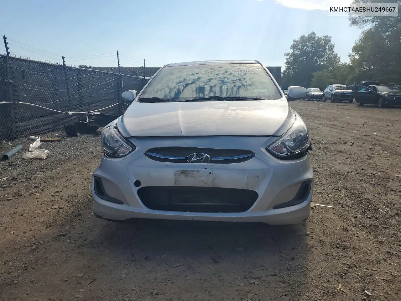 2017 HYUNDAI ACCENT VIN KMHCT4AE8HU249667 — фото 5