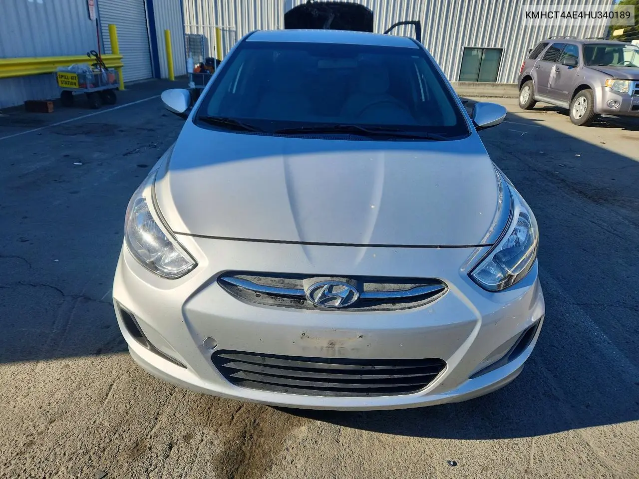 2017 HYUNDAI ACCENT VIN KMHCT4AE4HU340189 — фото 5