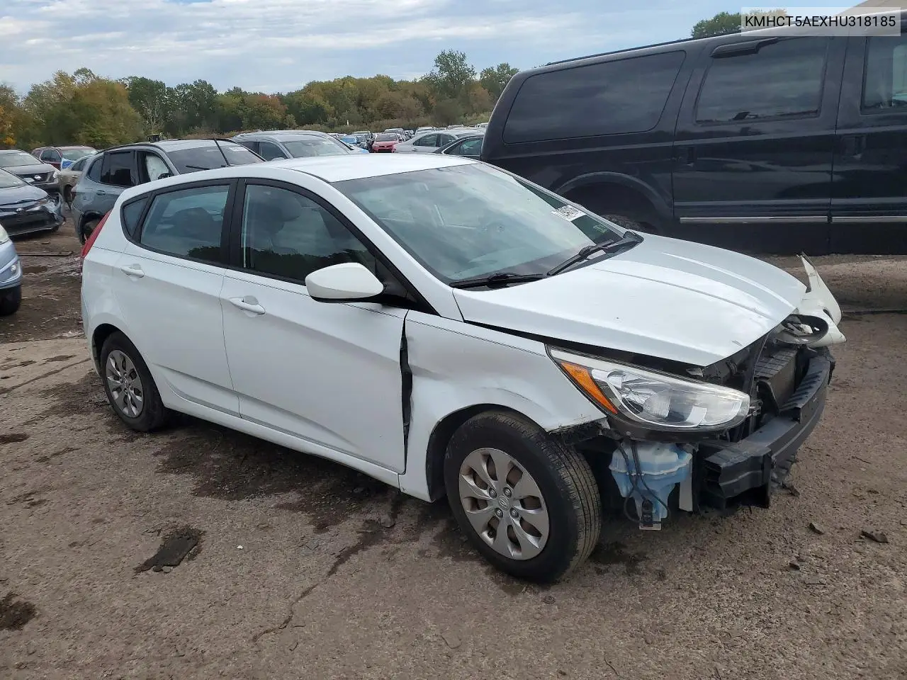2017 HYUNDAI ACCENT VIN KMHCT5AEXHU318185 — фото 4