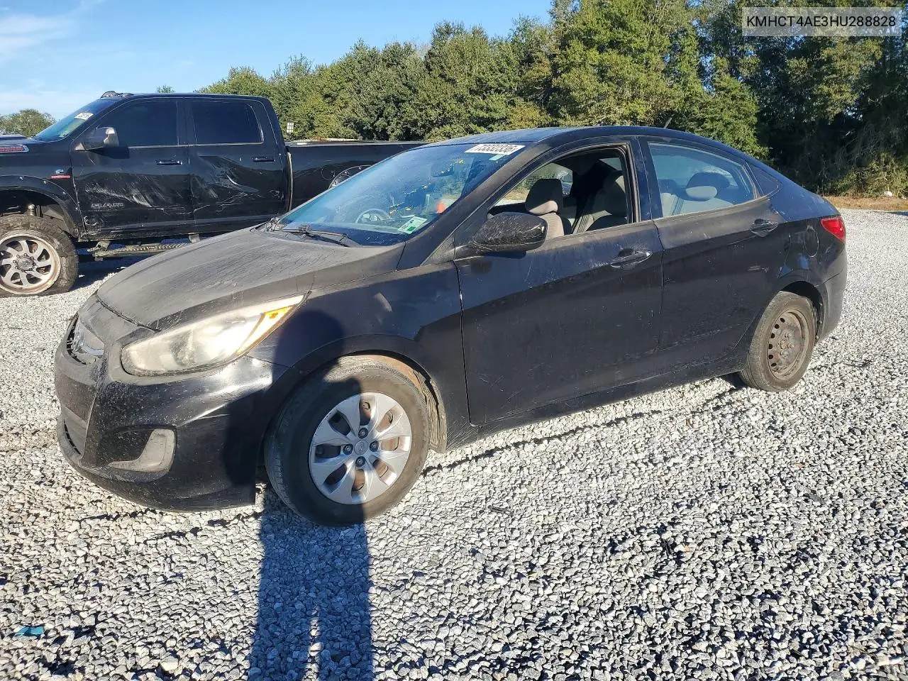 HYUNDAI ACCENT 2017, VIN KMHCT4AE3HU288828