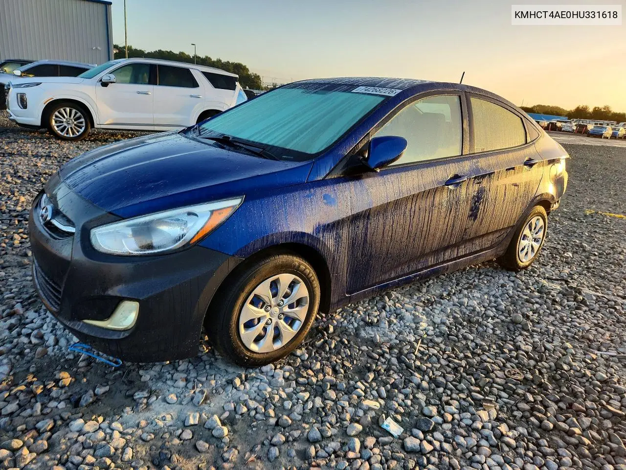 HYUNDAI ACCENT 2017, VIN KMHCT4AE0HU331618