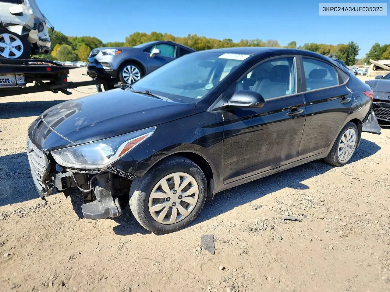 HYUNDAI ACCENT 2018, VIN 3KPC24A34JE035320