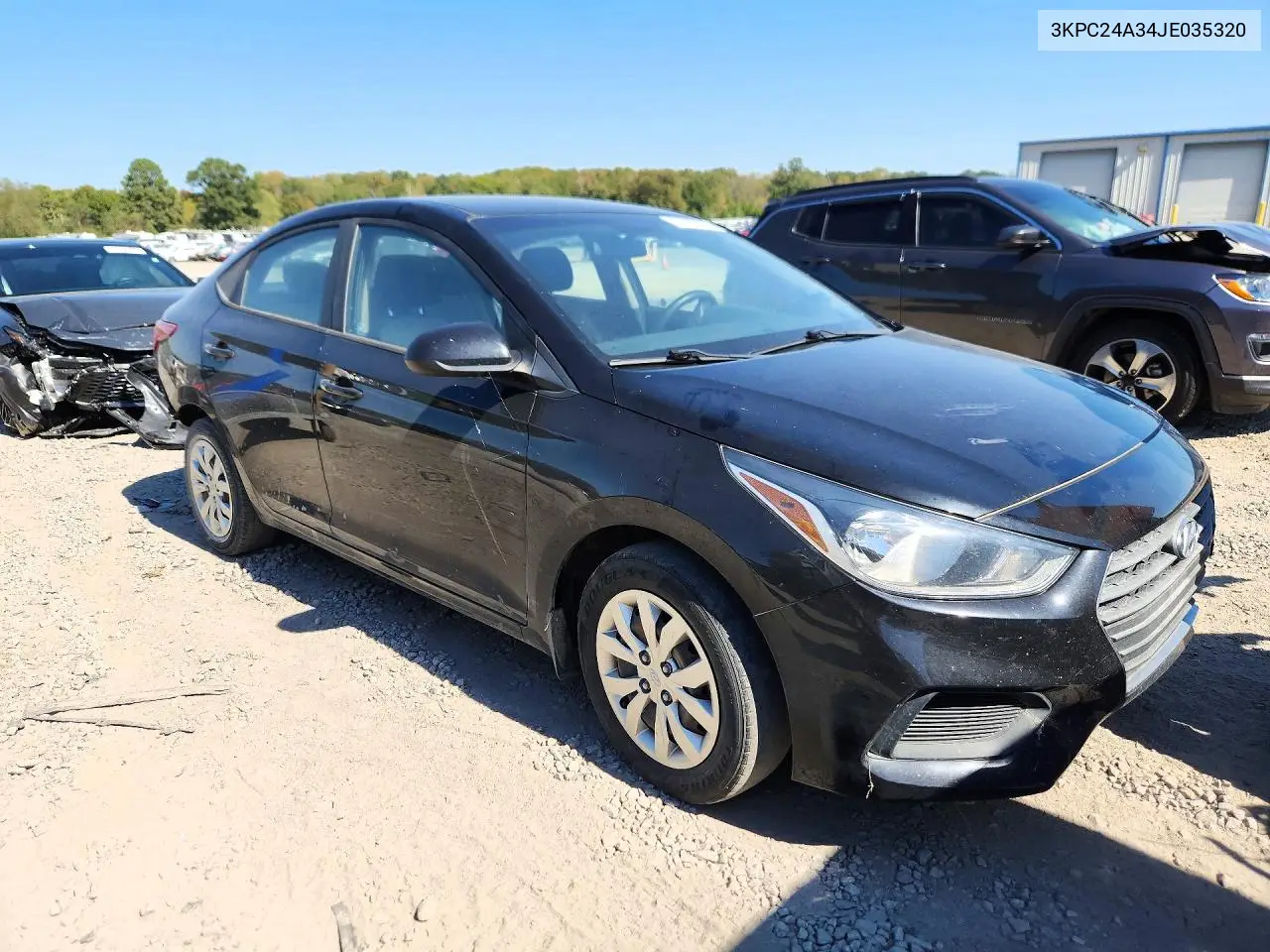 2018 HYUNDAI ACCENT VIN 3KPC24A34JE035320 — фото 4