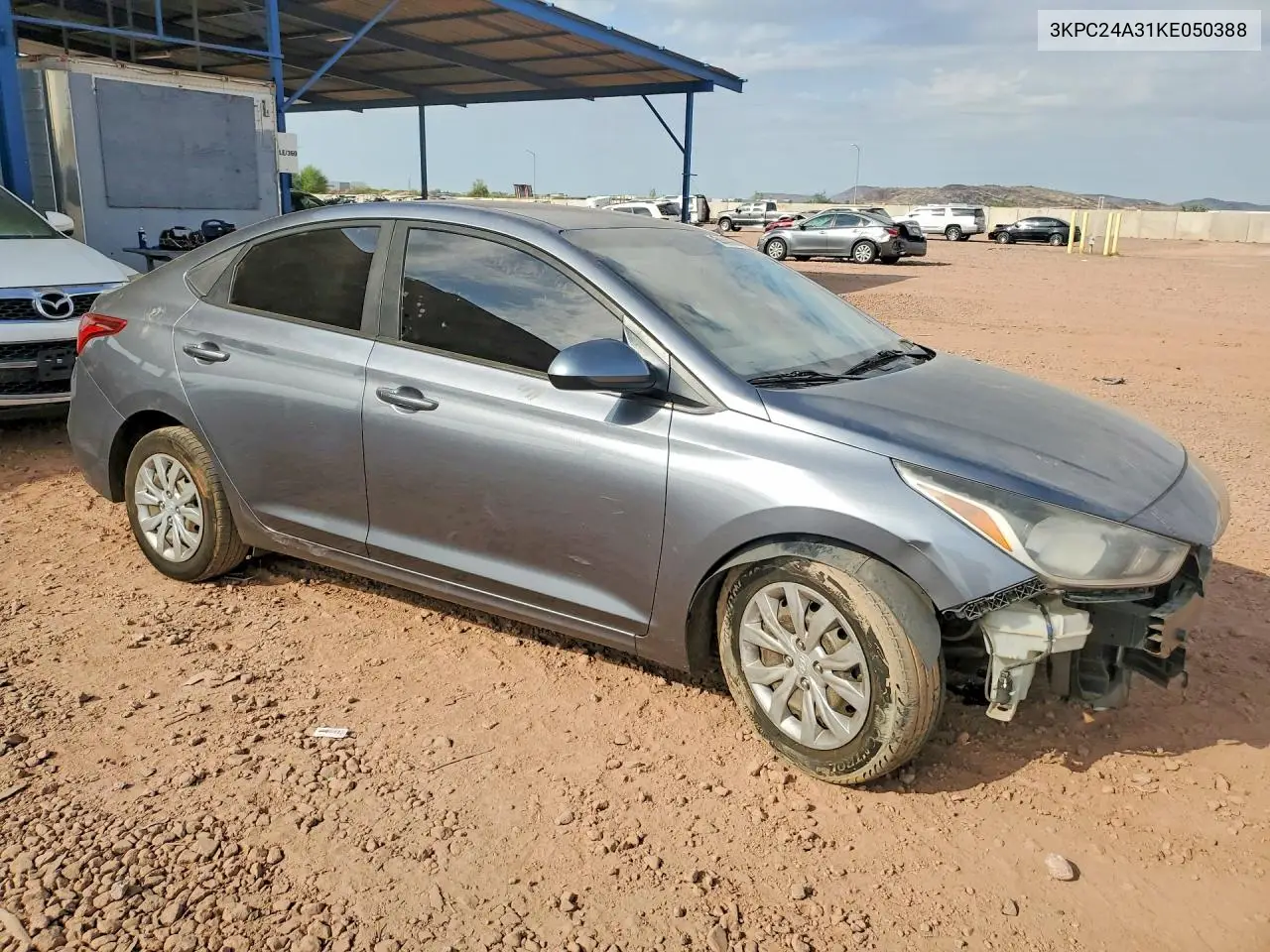 2019 HYUNDAI ACCENT VIN 3KPC24A31KE050388 — фото 4