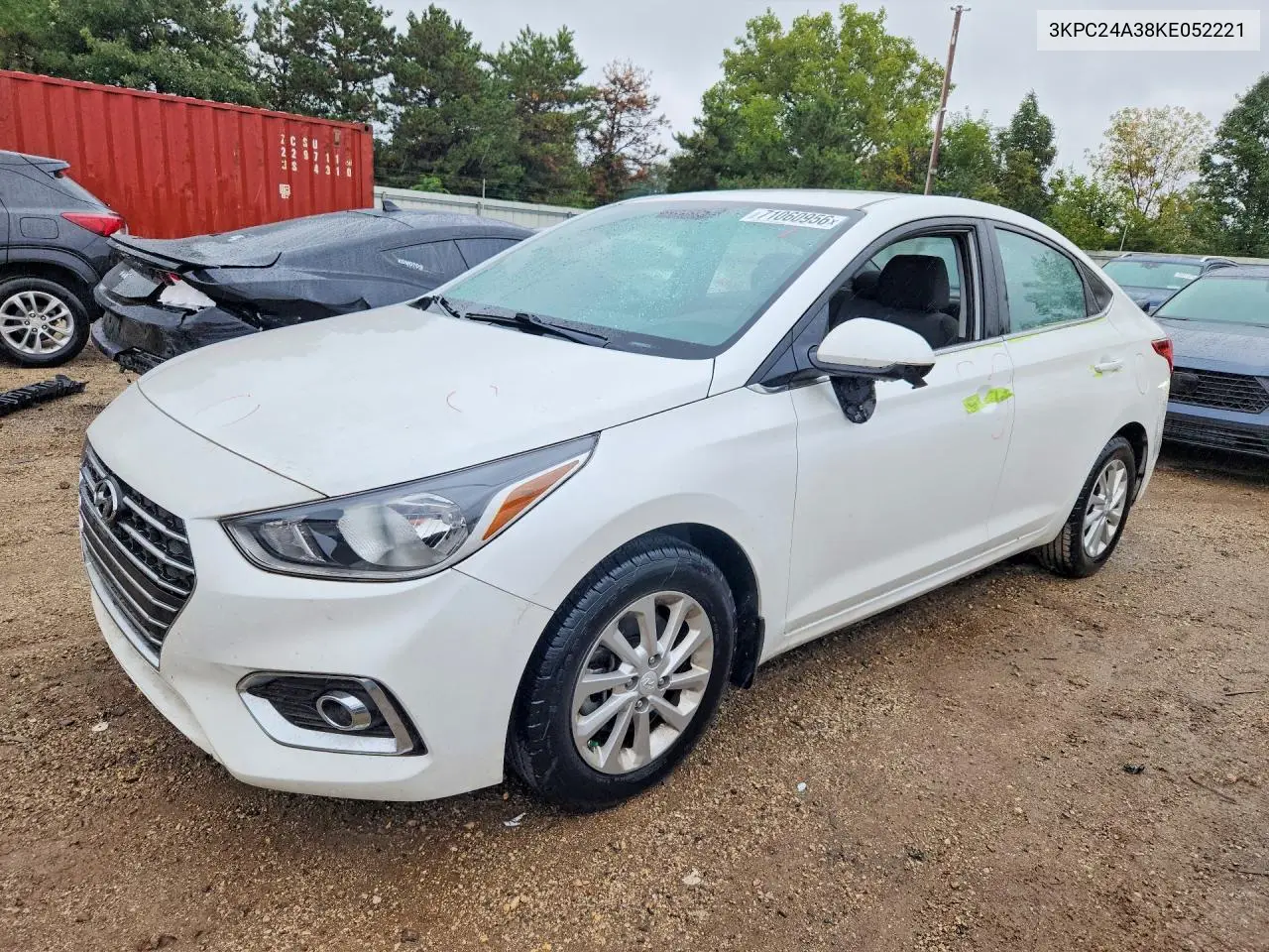 HYUNDAI ACCENT 2019, VIN 3KPC24A38KE052221
