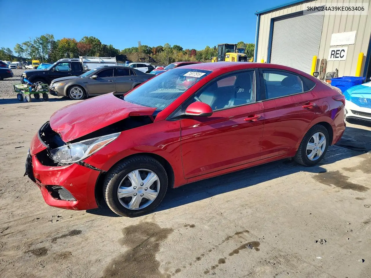 HYUNDAI ACCENT 2019, VIN 3KPC24A39KE063406