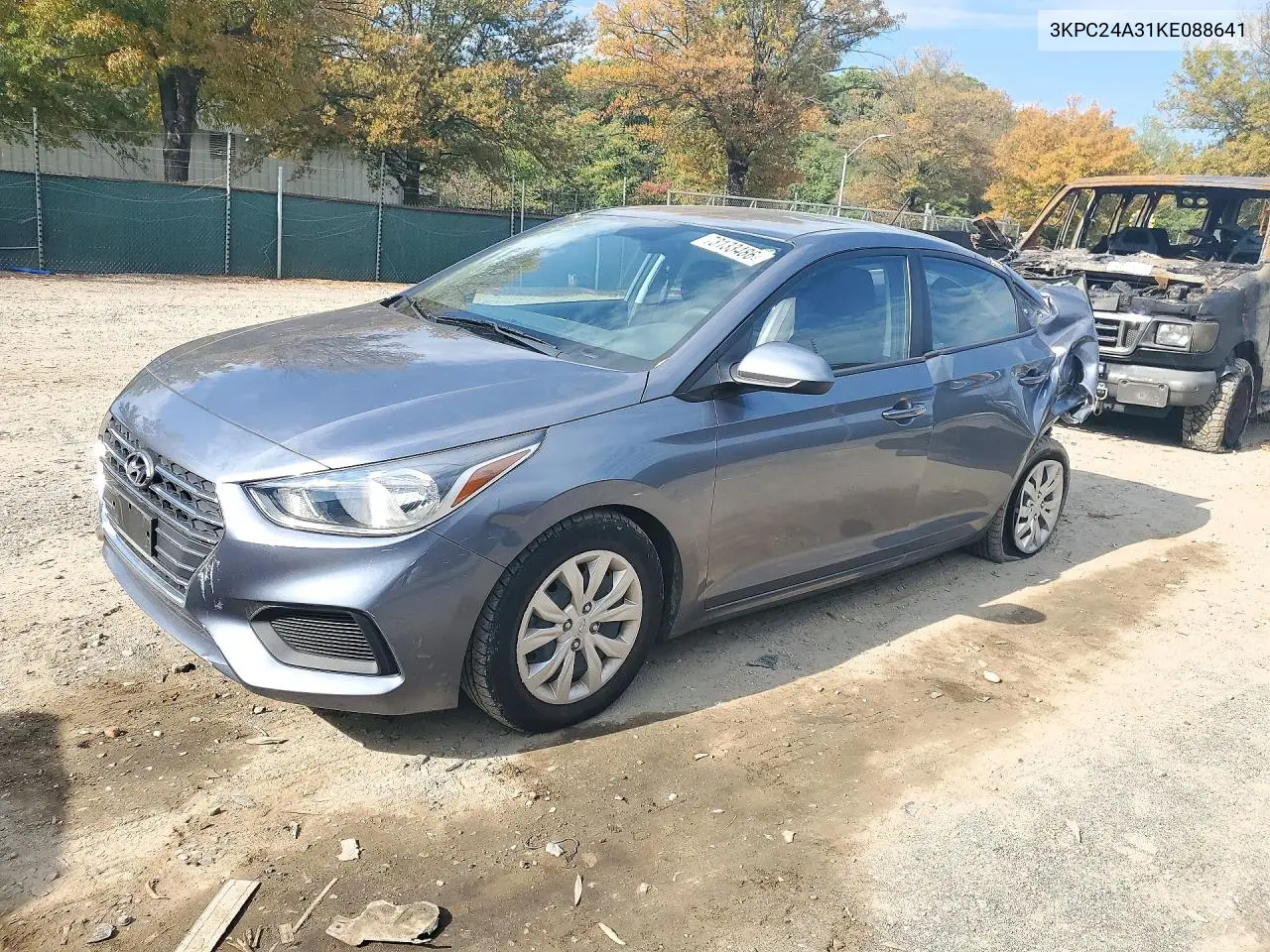 HYUNDAI ACCENT 2019, VIN 3KPC24A31KE088641