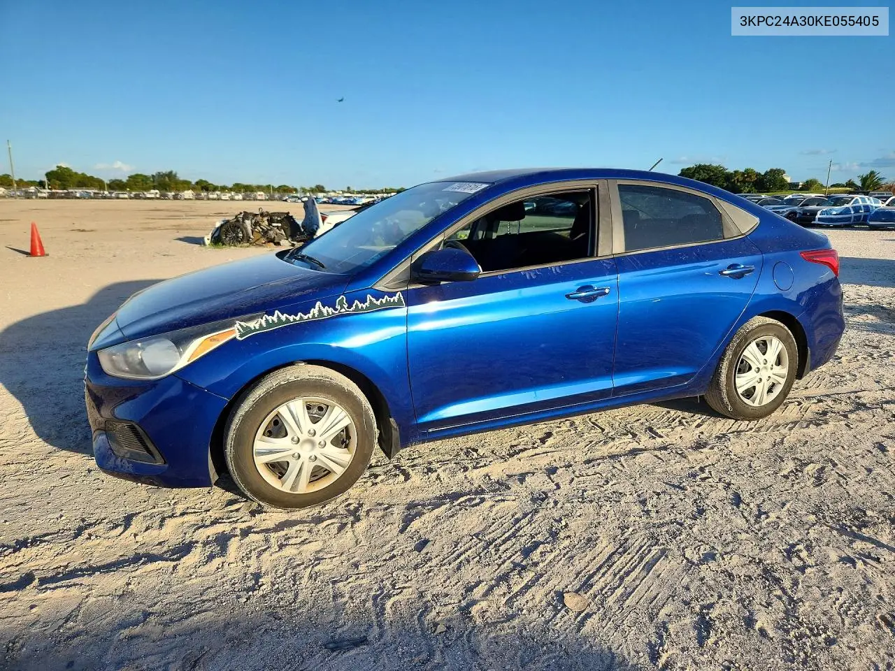 HYUNDAI ACCENT 2019, VIN 3KPC24A30KE055405