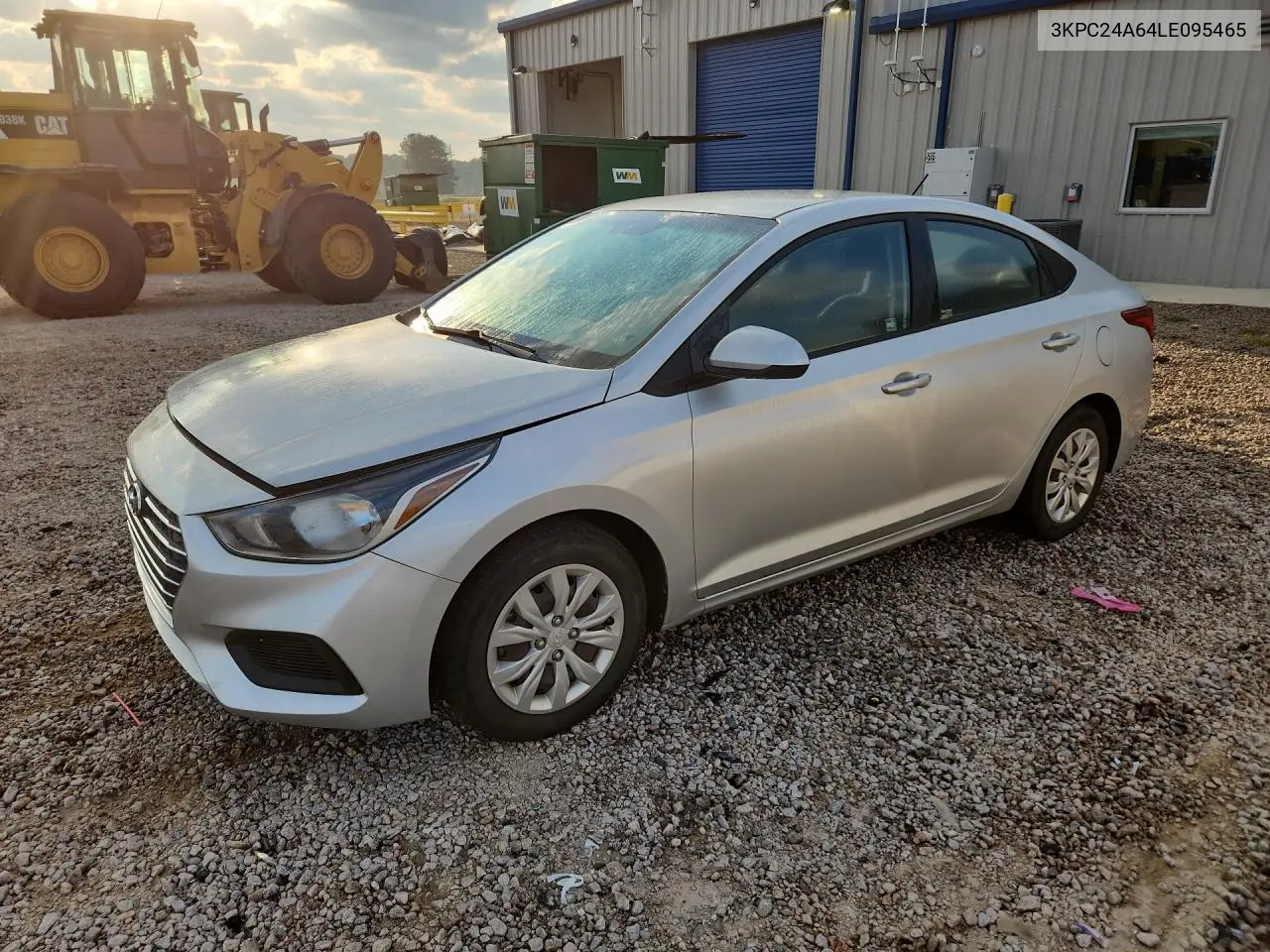 HYUNDAI ACCENT 2020, VIN 3KPC24A64LE095465