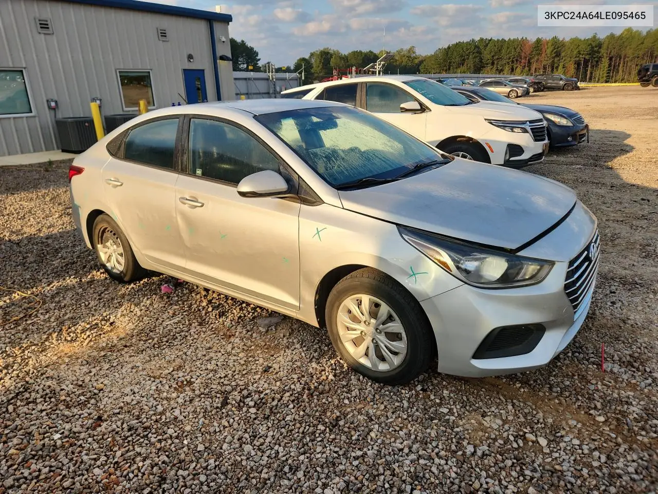 2020 HYUNDAI ACCENT VIN 3KPC24A64LE095465 — фото 4