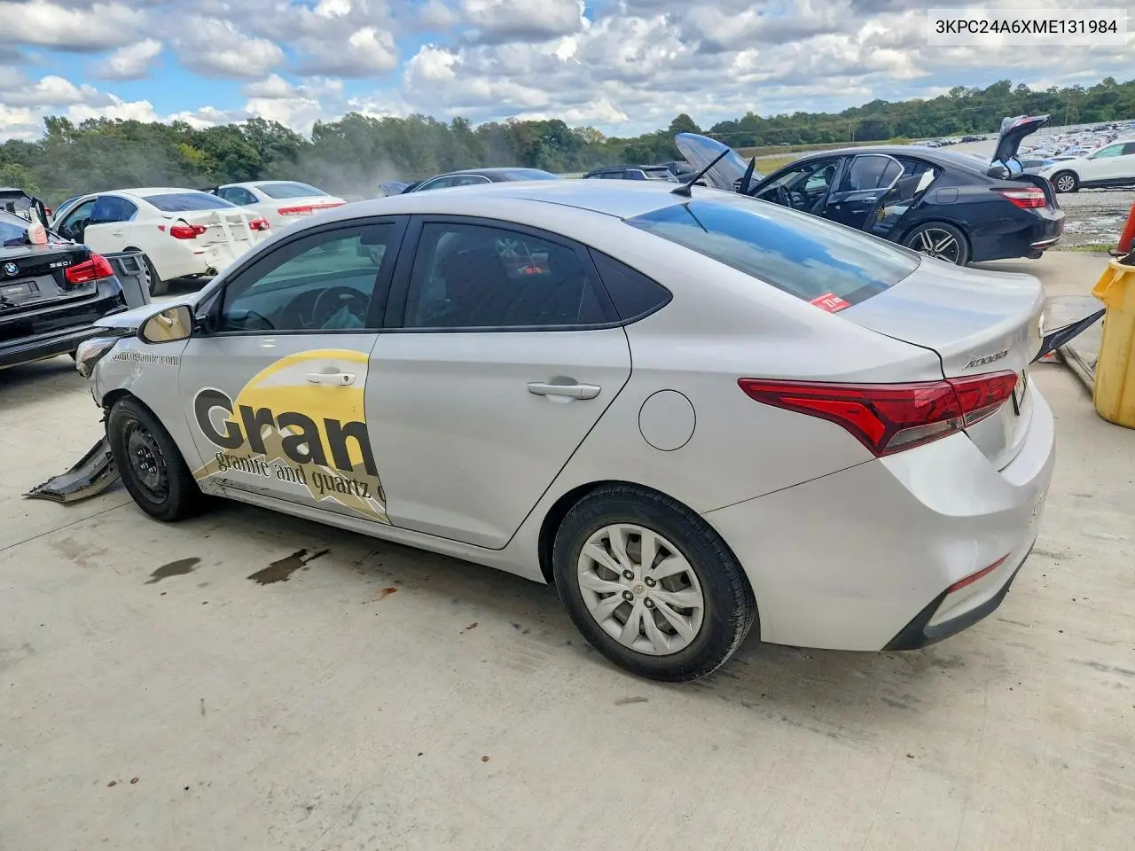 HYUNDAI ACCENT 2021, VIN 3KPC24A6XME131984