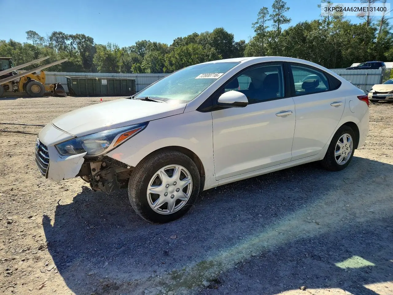HYUNDAI ACCENT 2021, VIN 3KPC24A62ME131400
