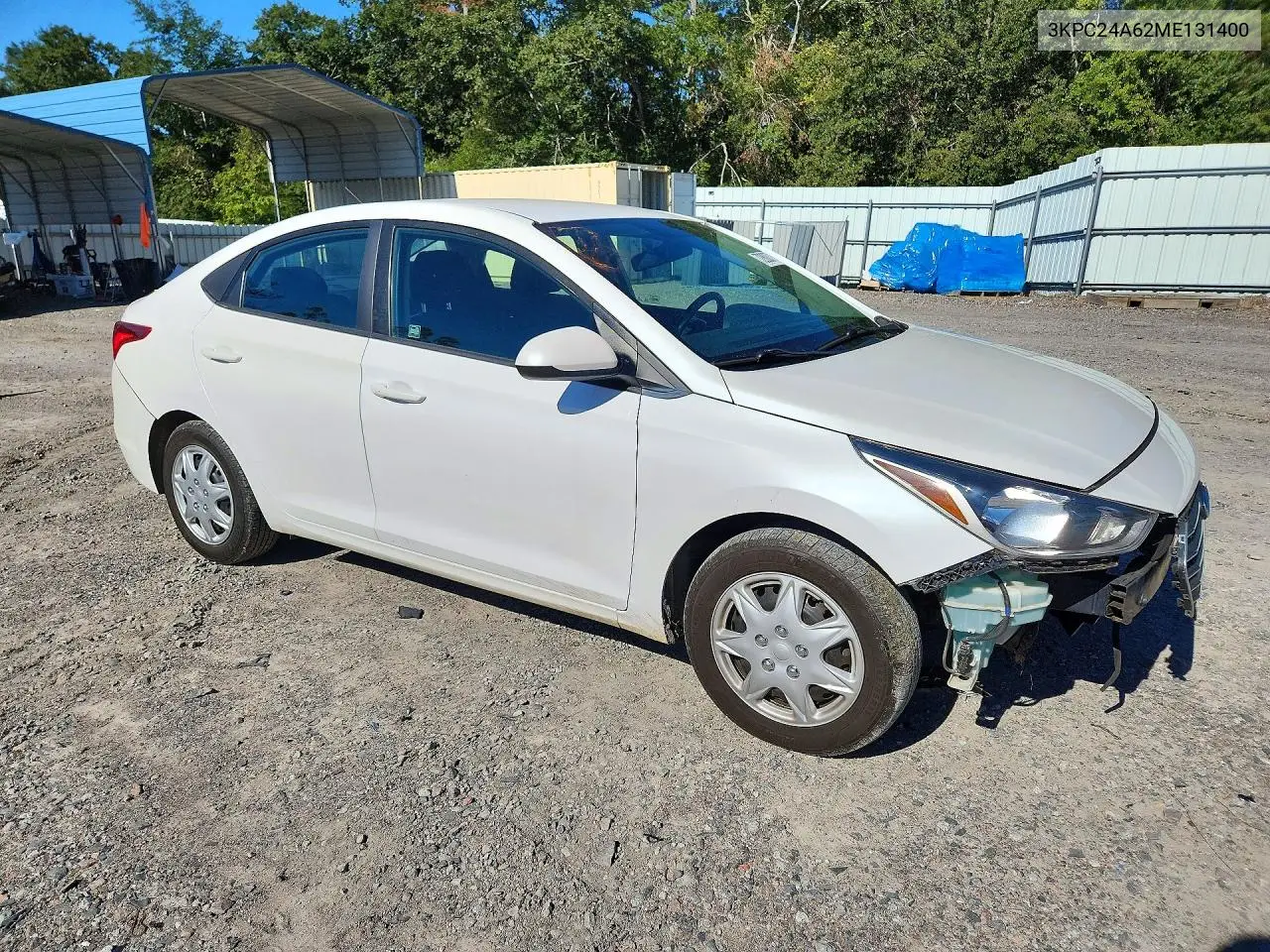 2021 HYUNDAI ACCENT VIN 3KPC24A62ME131400 — фото 4