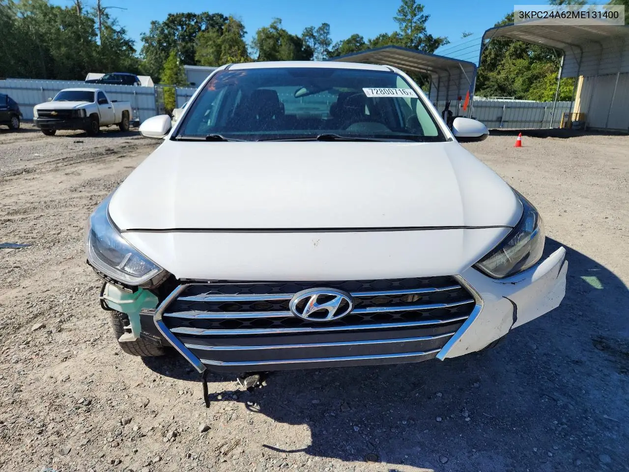 2021 HYUNDAI ACCENT VIN 3KPC24A62ME131400 — фото 5