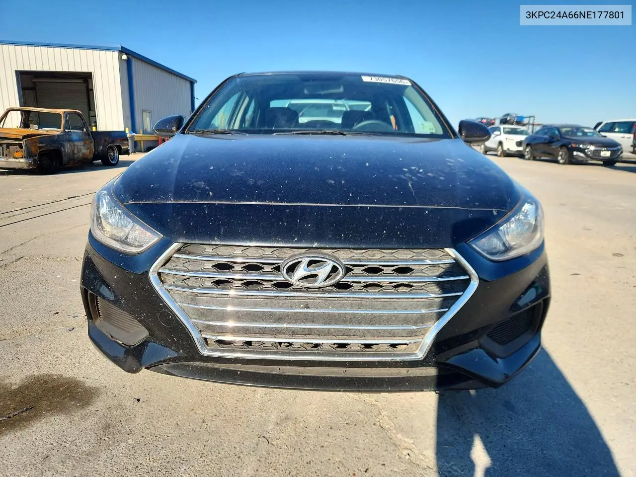 2022 HYUNDAI ACCENT VIN 3KPC24A66NE177801 — фото 5