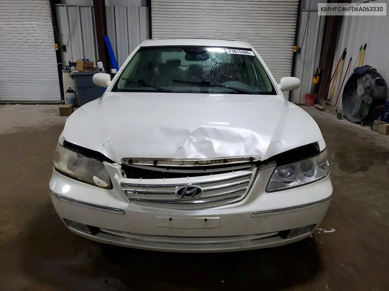 2006 HYUNDAI AZERA VIN KMHFC46F06A063330 — фото 5