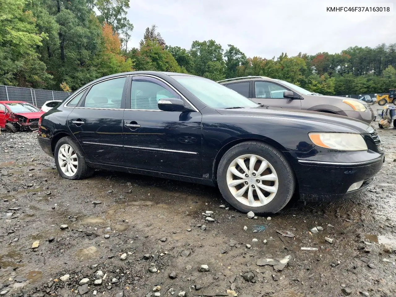 2007 HYUNDAI AZERA VIN KMHFC46F37A163018 — фото 4