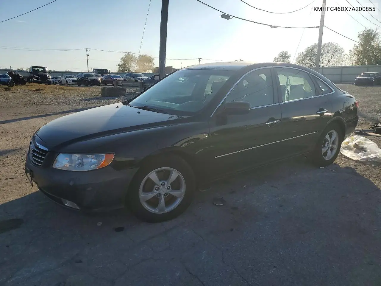 HYUNDAI AZERA 2007, VIN KMHFC46DX7A200855