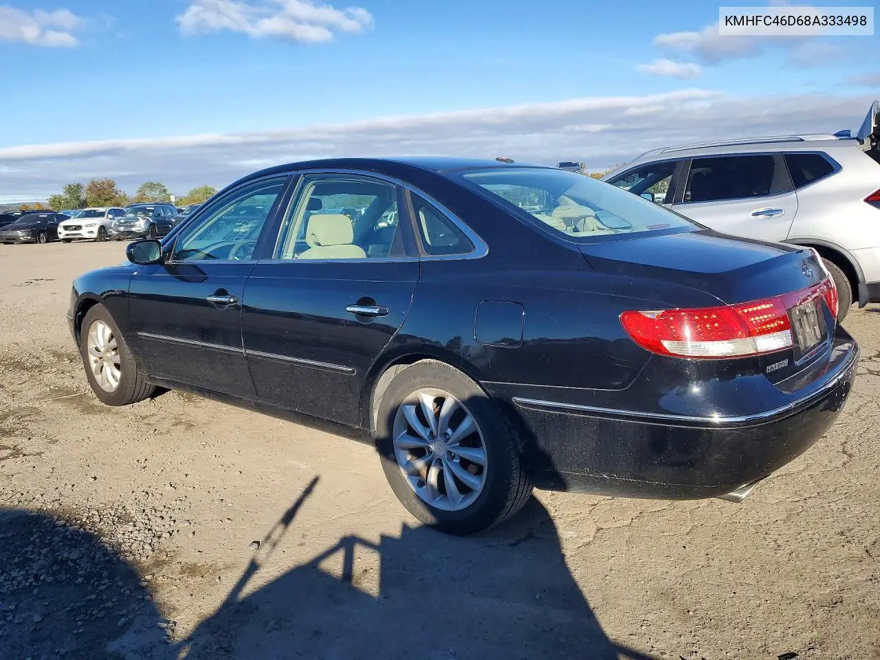 2008 HYUNDAI AZERA VIN KMHFC46D68A333498 — фото 2