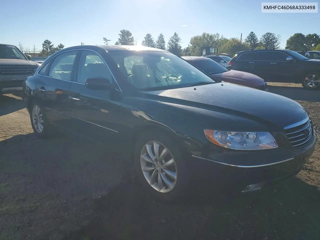2008 HYUNDAI AZERA VIN KMHFC46D68A333498 — фото 4