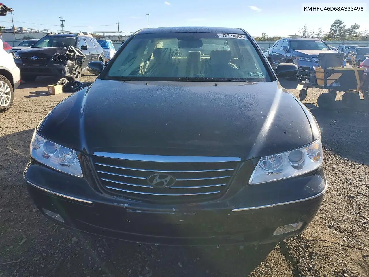 2008 HYUNDAI AZERA VIN KMHFC46D68A333498 — фото 5