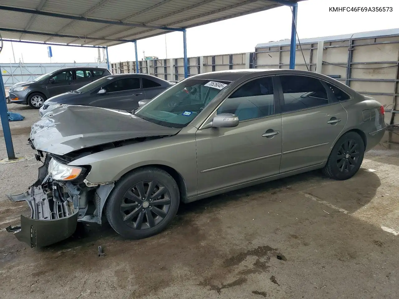 HYUNDAI AZERA 2009, VIN KMHFC46F69A356573
