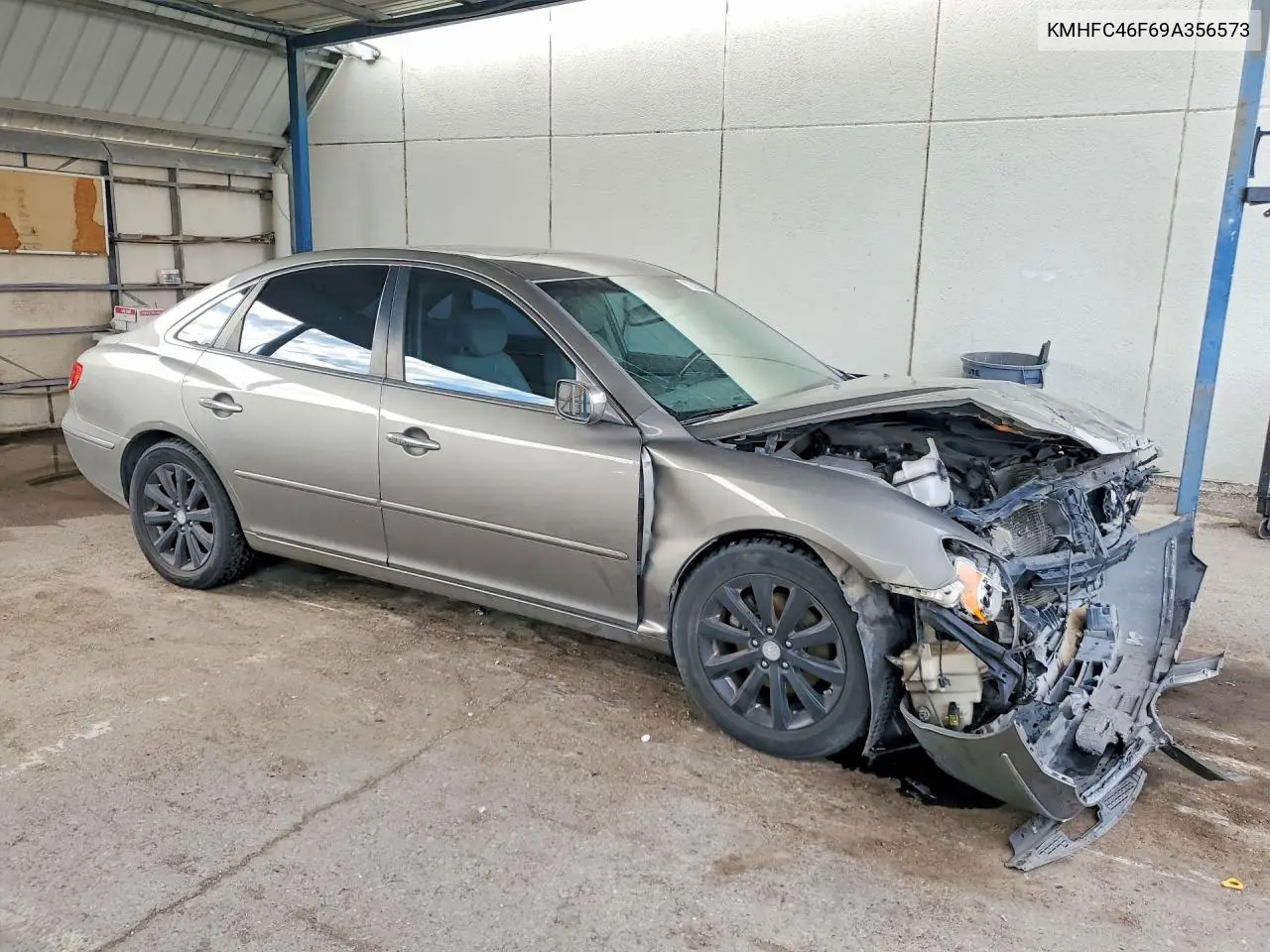 2009 HYUNDAI AZERA VIN KMHFC46F69A356573 — фото 4